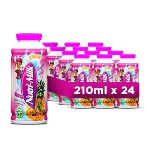 Cway Super Kids Nutri-milk Pineapple Flavor 210ml X24