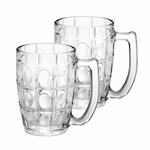 Glass Beer Chapman Mug - 6 Pieces