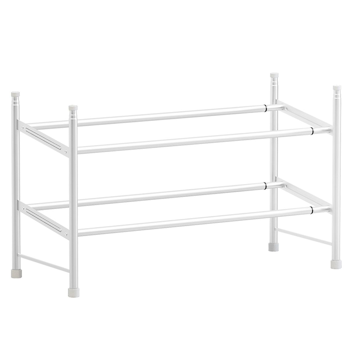 Metal Shoe Rack 2-Tier Shoe Organizer Shelves Space Saving