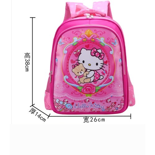 Hello Kitty 3d Pvc High Quality School Bag Backpack-m- 38cm