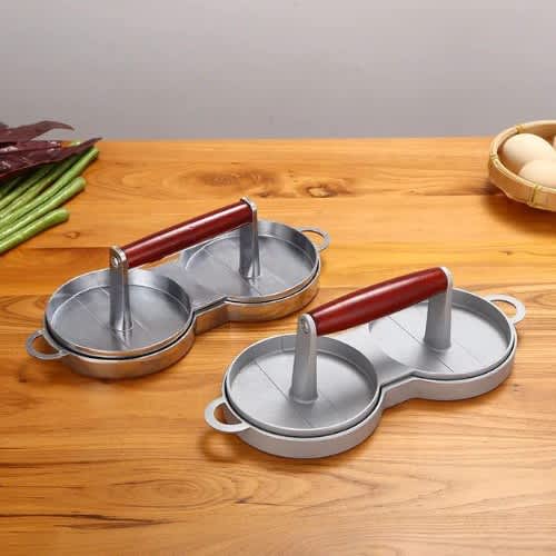 1pc Double Burger Press Hamburger Maker