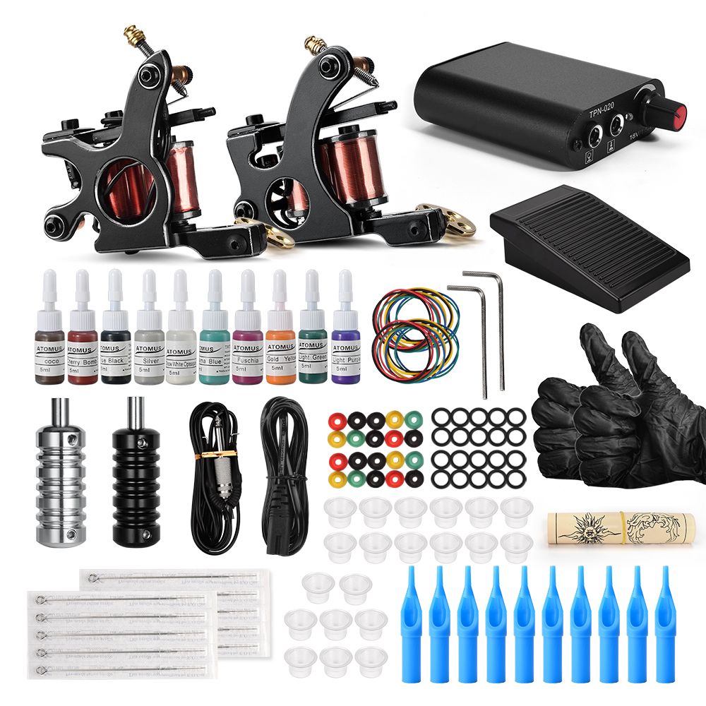 Tattoo Machine Kit Tattoo Power Supply Tattoo Ink Tattoo