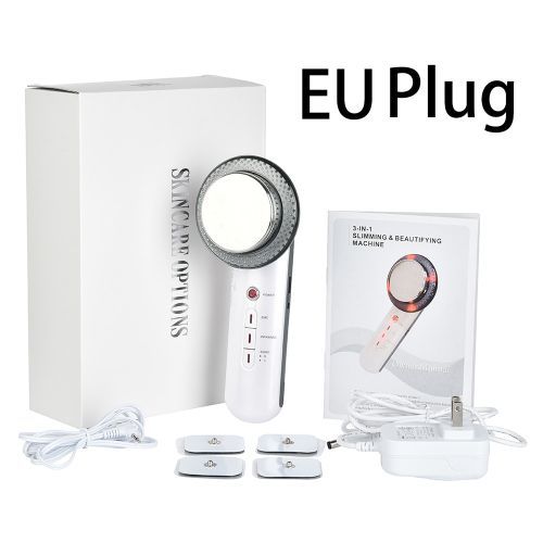 3 In 1 Anti Cellulite Ultrasound Cavitation Machine Losing Weight EMS Body Massager Fat Burn Cream  For Belly Slimming Set