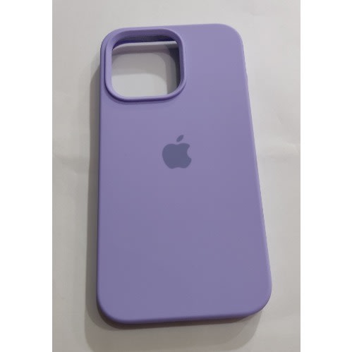 Silicon Back Case For Iphone 13 - Purple
