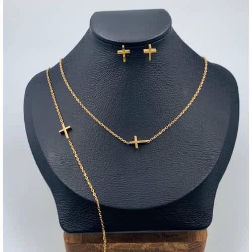 Cross Gold Plated 3 Piece Set