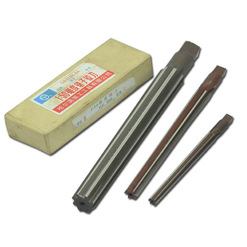 6 Pcs/set 1:50 Straight Shank Taper Reamer 4 5 6 8 10 12 MM Total 6pcs