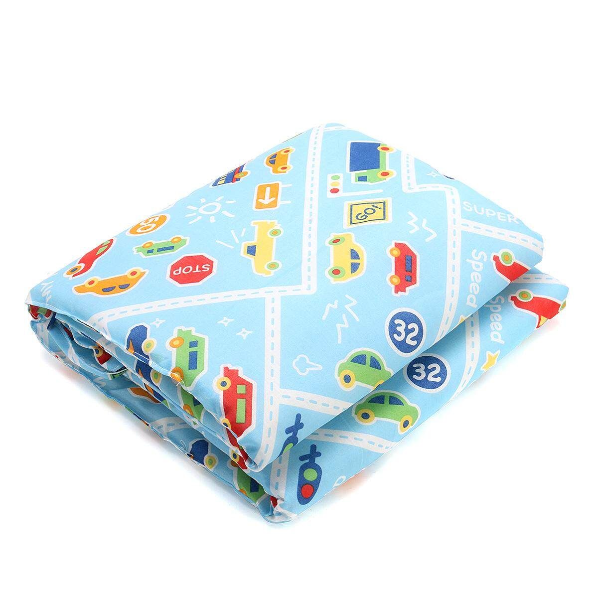 120cm Cotton Baby Infant Bed Bumper Kids Newborn Cushion Crib Pad Protector A Car