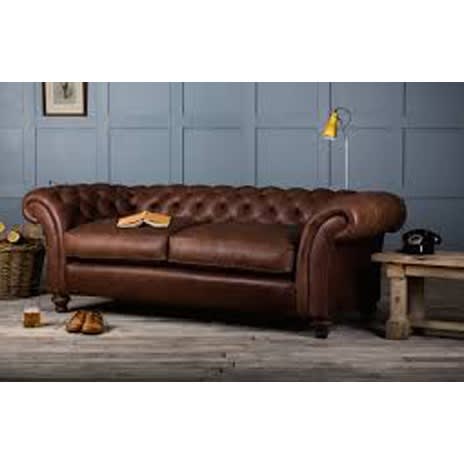 Yeny 3 Seater Leather Sofa