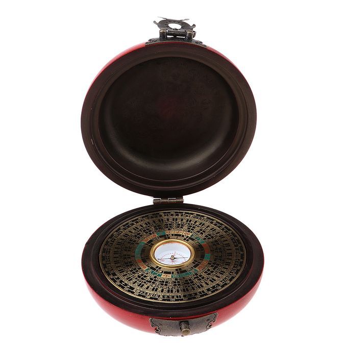 Feng Shui Tool Wood Geomantic  Professional Luo Lo Pan Black