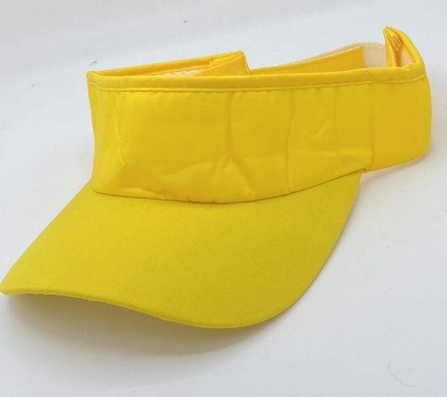 Stylishly Unisex Visor Yellow Hat