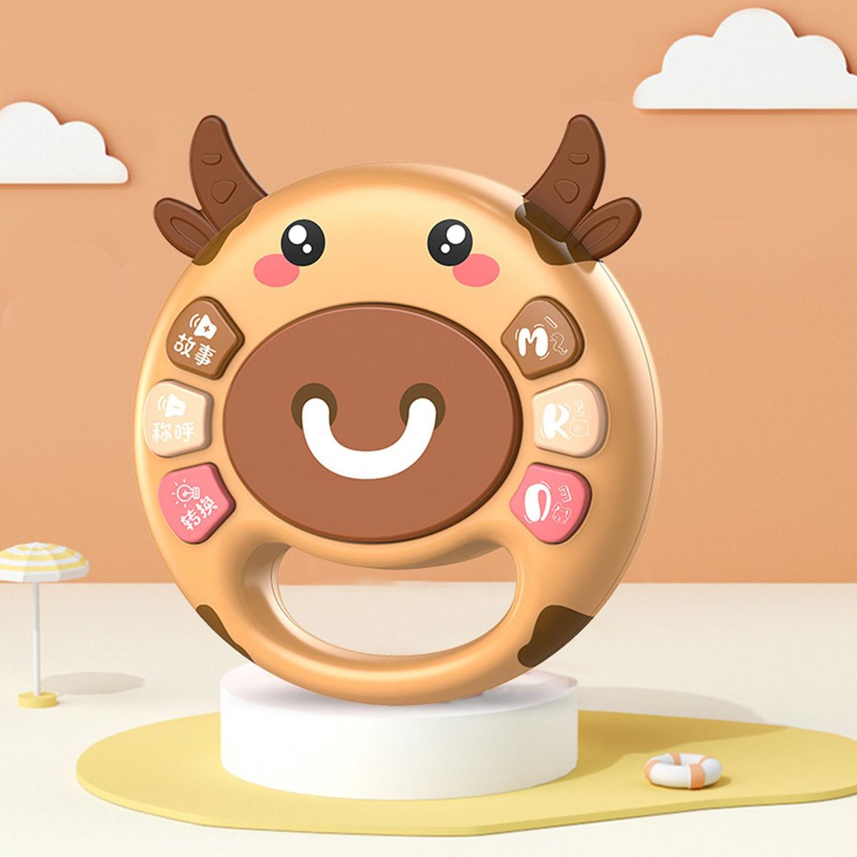 Babies Light Up Drum Toys Music Drum Toy With Sound And