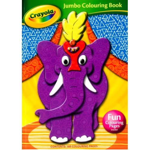 Crayola Jumbo Elephant Colouring Book