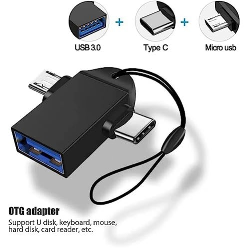 Android Type-c 2-in-1 Otg Adapter