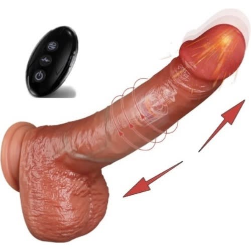 Buy Thrusting Realistic Dildo G-spot Stimulation Vibrator 850w