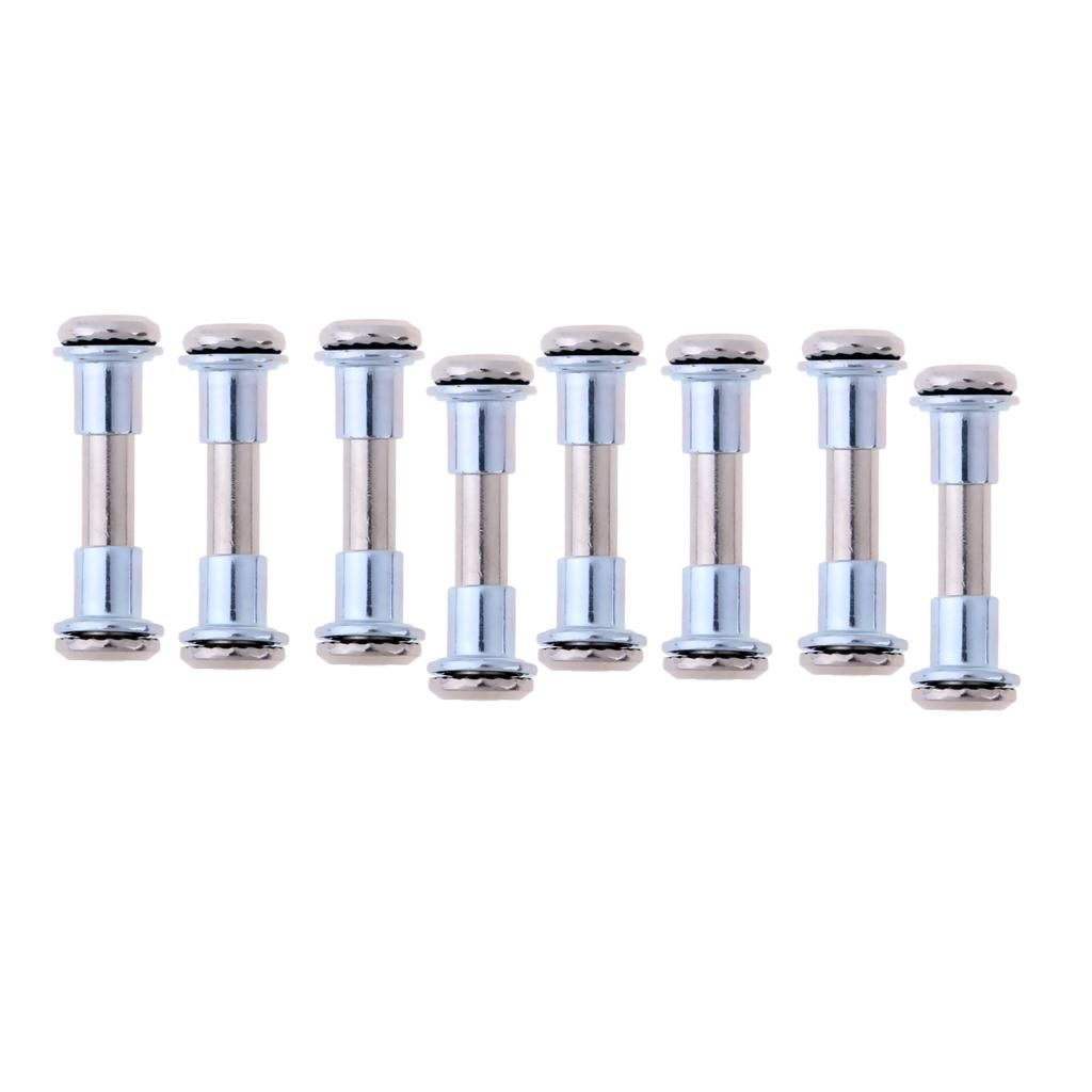 8pcs Inline Skate Screw And Spacers Axle Bolts Skate Wheel