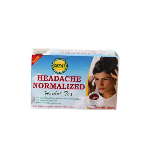 Greatea Headache Normalized Herbal Tea-40g