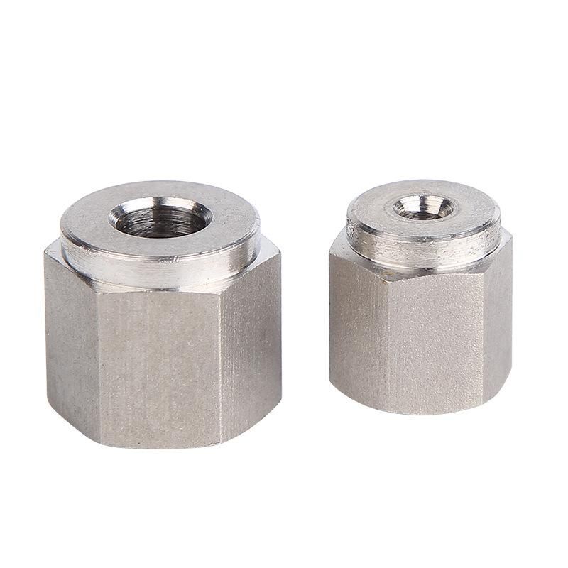 Spot Supply Stainless Steel 304 Card Sleeve Connector Accessories Card Sleeve Nut Nut Card Sleeve Hat Card Sleeve Straight Liquid