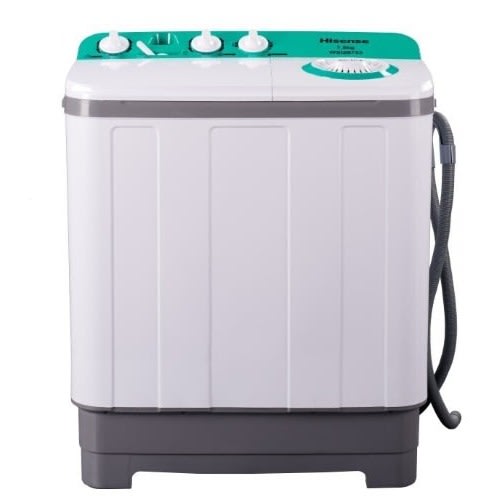 Hisense Top Loader Manual Washing Machine Twin Tub - Wash 7kg - Spin5kg - Wsqb- 753