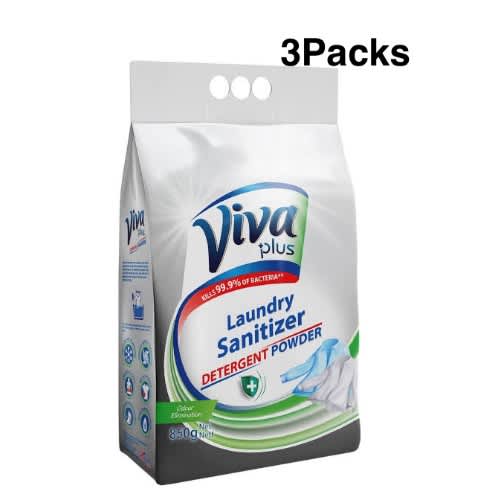 Laundry Sanitizer Detergent Powder Kills 99.9% Of Bacteria - 850g (3 Packs)