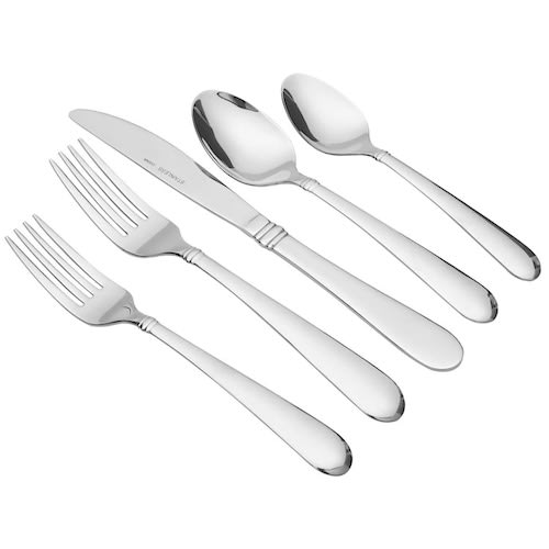 Camfield 20 Piece Polished Stainless Steel Flatware Set - Silver