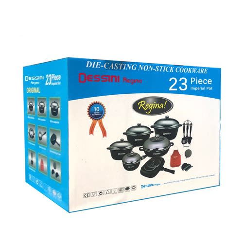 Royal Imperial Die-cast Cookware Set - 23 Pieces