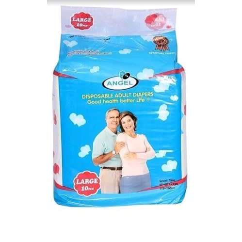 Adult Unisex Diaper 10 Packs In A Bag - Large
