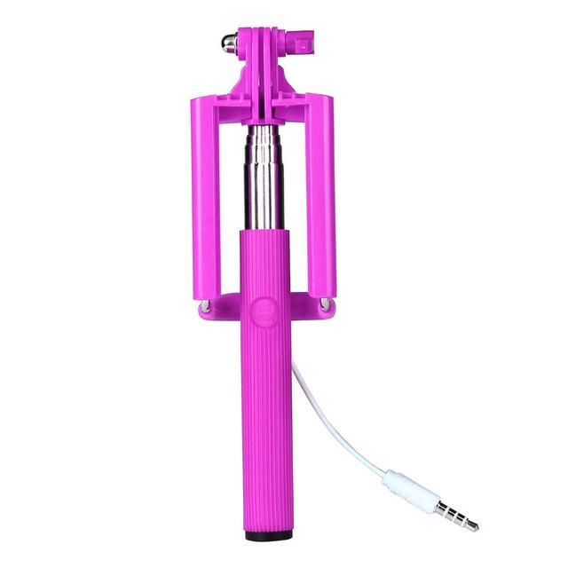 Handheld self timer lever-Hot pink