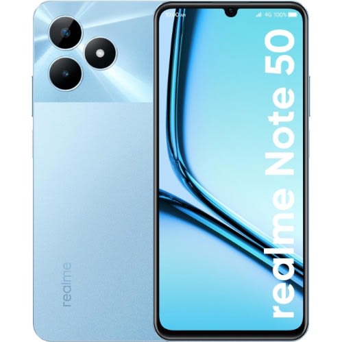 Realme Note 50 - 6.74" - 64GB ROM + 3GB RAM - 4G LTE - Dual SIM - Fingerprint - 5000mAh - Blue