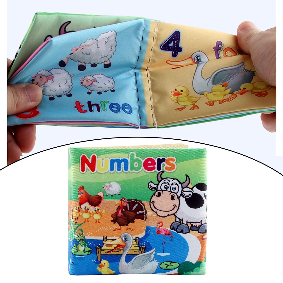 Cloth Books Waterproof Cute Soft Baby Books For Baby