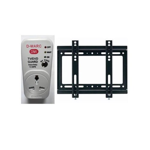 Tv Wall Mount 14" - 42" + Surge Protector