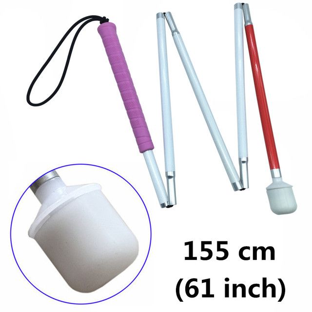 105cm-155cm Aluminum Mobility Folding Cane For The Blind 5