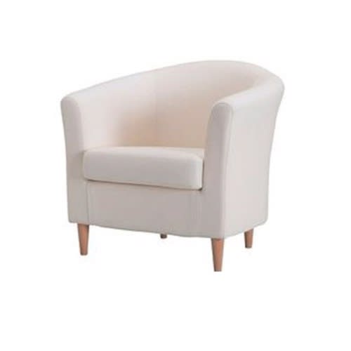 Single Leather Arm Chair