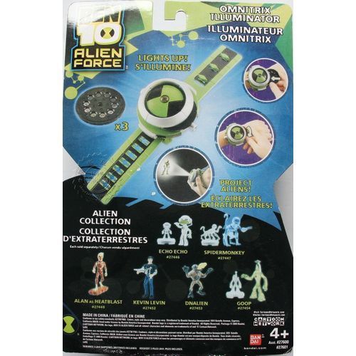 Poplikdfr BEN10 Style Kids Projector Watch + World