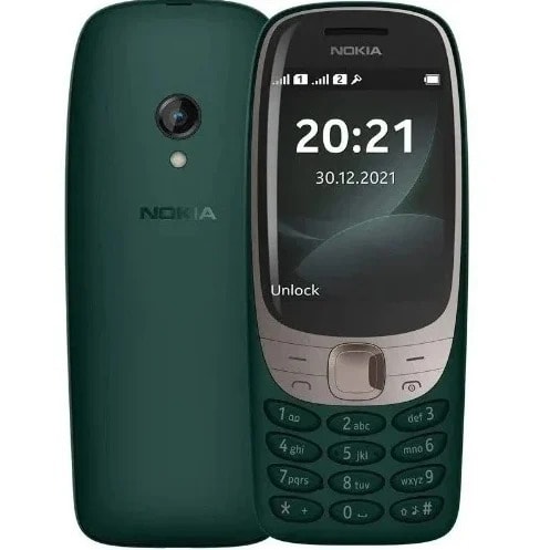 6310 (2021) - 2.8" - Dual Sim - Single Vga Camera - Wireless Fm Radio  - Green