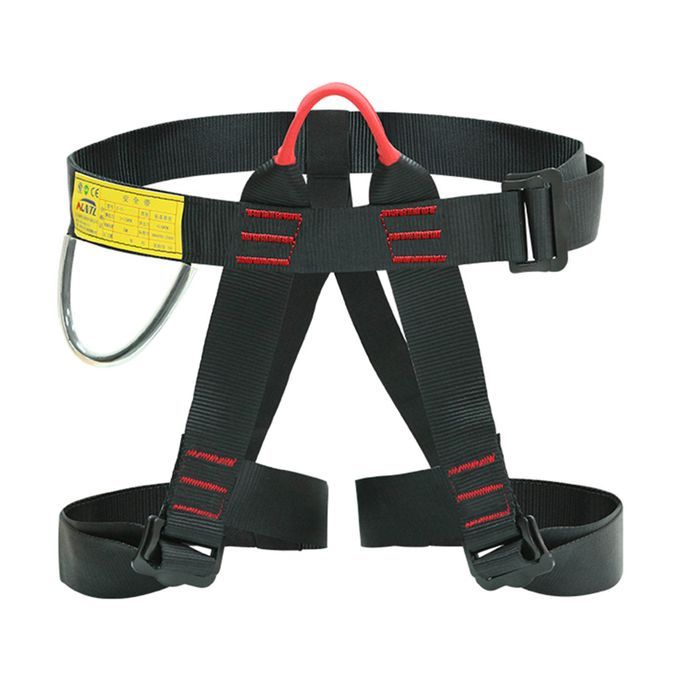 Climbing Harness Fall Protection Protect Waist Rappelling Work Black 2