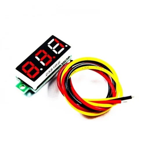 3 Wires Digital Voltmeter Led Display Dc 0-100v - 0.28