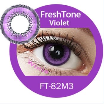 Pure Violet Contact Lens - 3 Tone