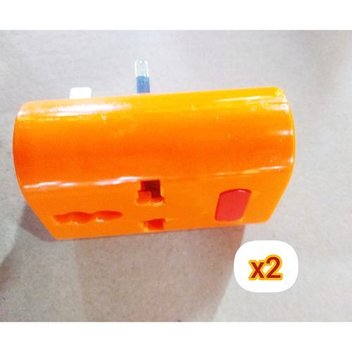 Adapter Universal Adaptor Wall Power Extension, Plug - 2 Pcs