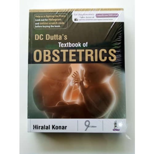 Dc Duttas Textbook Of Obstetrics Ninth Edition By Hiralal Konar