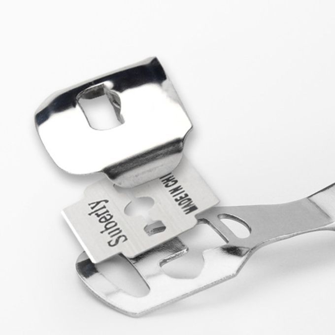 Foot Rasp Set Stainless Steel Portable Dead Skin Remover Rub 4 Piece