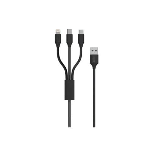 Green Lion Braided 3-in-1 60w Fast Charging Cable