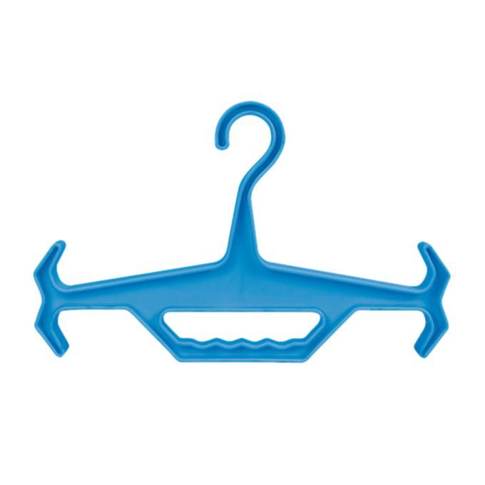 Multi-Purpose Heavy Duty Drysuit Hanger Suit 150 Lb Load Drain Blue