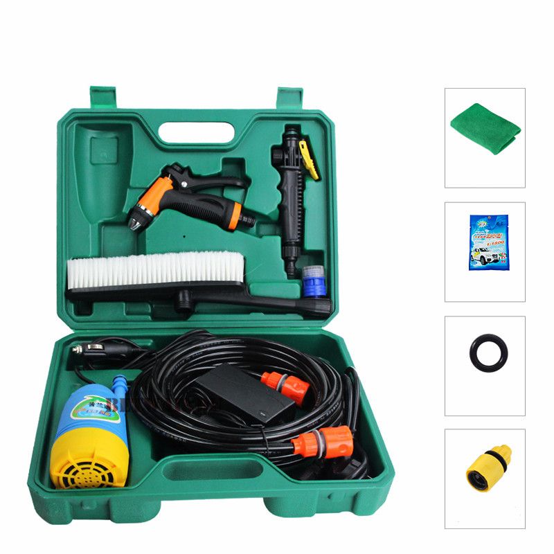 Portable 80W High Pressure Car Washer Pressure Water Gun 0.8Mpa Max Washing Machine