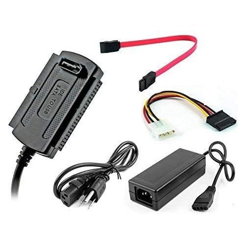USB 2.0 Sata/Ide Adapter Kit With Power Supply Supports