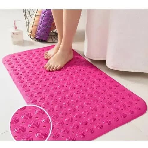 Anti Slip Foot Mat - Pink