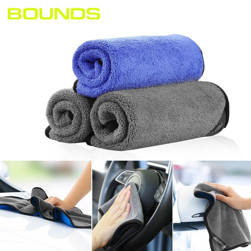 Bounds Nanofiber Cleaning Towel Car Dirt Dust Clean Highly Absorbent No Water Marks No Car Paint No Lint No Fading Wash Cloth Home Office Desktop Car Wash Towel