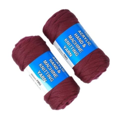 Brazilian Wool -12 Piece Set - Wine