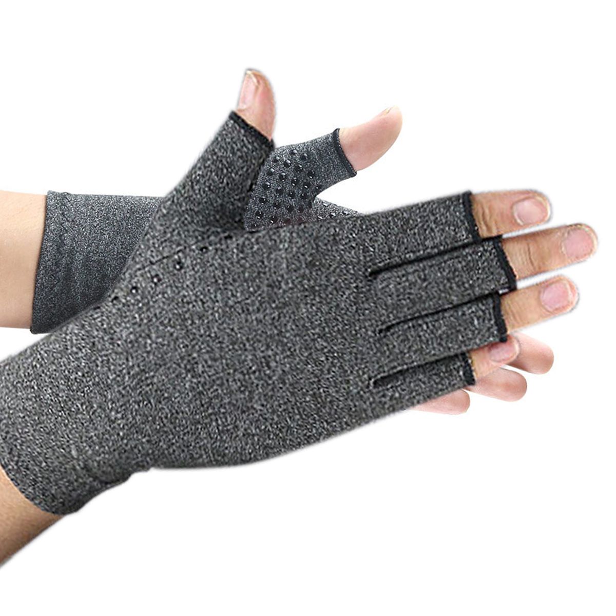 Anti-slip Fingerless Arthritis Gloves Carpal Tunnel Gloves
