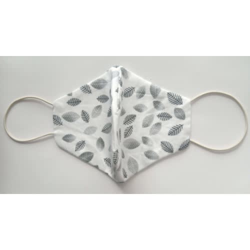 Fashionable Face Mask - White Floral - Fm-26