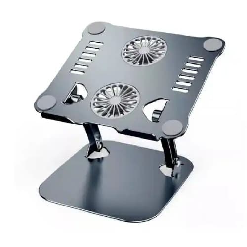Adjustable Metallic Laptop Cooler Stand Yl-906 2 Fan